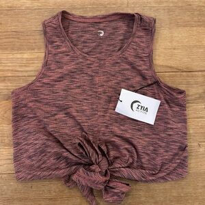 NWT Zyia Acive Pink Infinity Tank Shirt Top Size XS
 b66